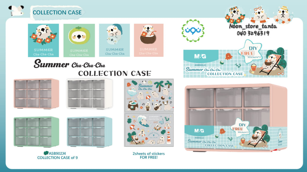 M&G Chenguang Organizer and Storage Collection Box - 9 pockets - No:ASB902J4