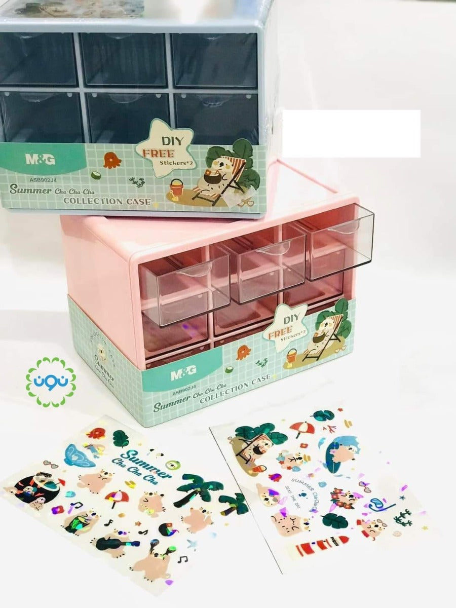 M&G Chenguang Organizer and Storage Collection Box - 9 pockets - No:ASB902J4