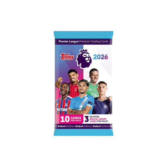 Topps Premier League2025/26 Card Packets Premium Booster Trading Cards - 10 Cards Per Packet - Single pack