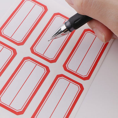 M&G Chenguang Self-Adhesive File Index Labels – Writable Classification Stickers, 6 Sheets (60 Labels) - No: YT-10