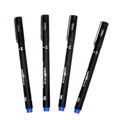 قلم حبر جاف أزرق من يوني بول 