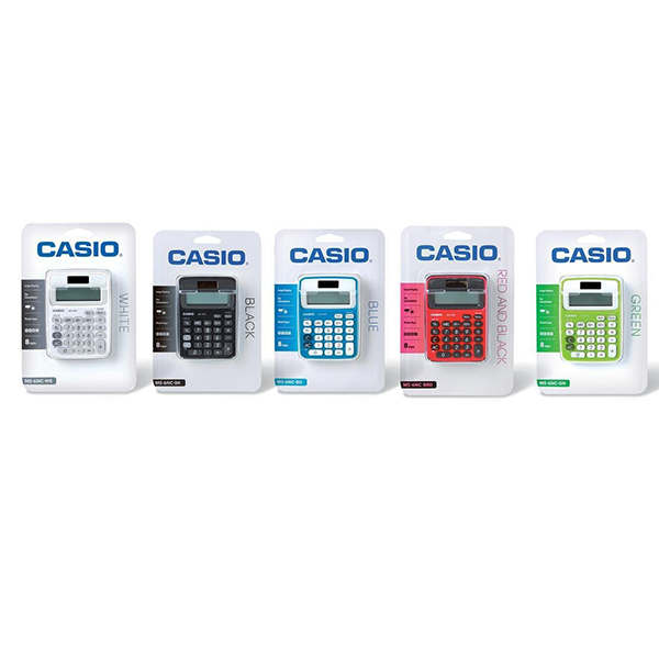 Casio Mini Calculator 8 Digit Display