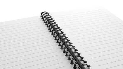 A5 Spiral Notebook – Hard Cover Ruled Notebook | 70 Sheets | 60gsm Assorted 3D Cartoon Covers - 1pcs