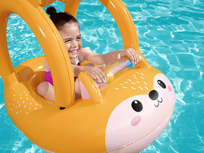 Bestway Inflatable Pontoon with roof BOAT FOX with bottom Moving balls 94cm x 66cm - No: 34168