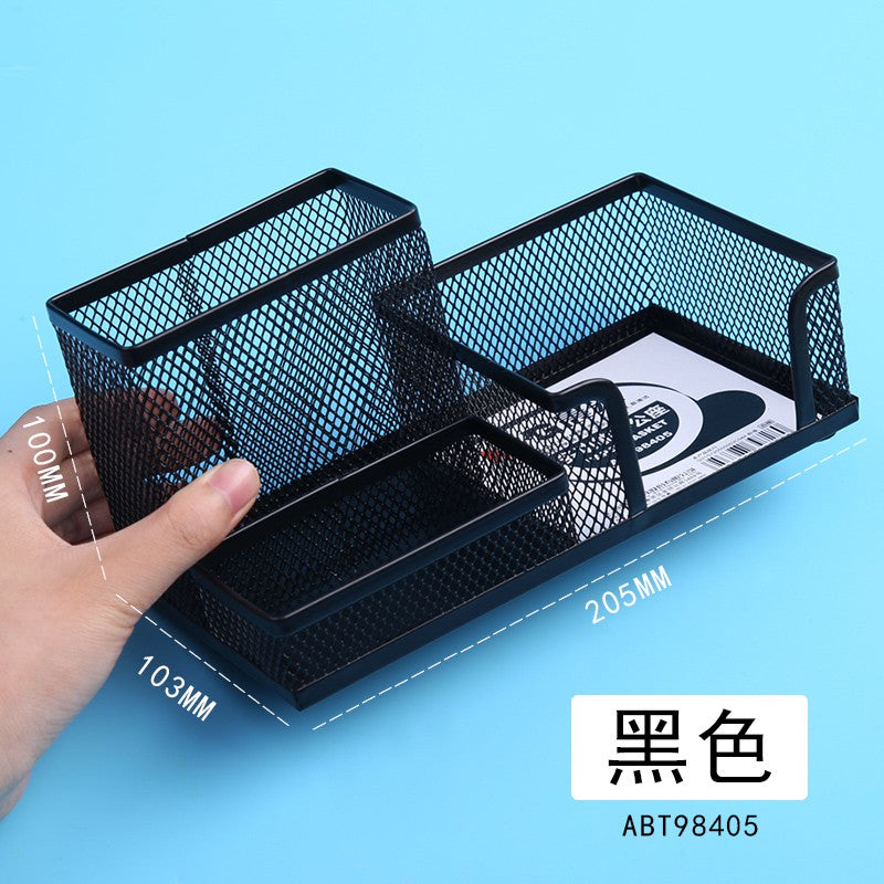 M&G Metal Ten-win Multi-functional Mesh Desktop Organizer Storage Caddy Pen Holder Stand-No:ABT98405