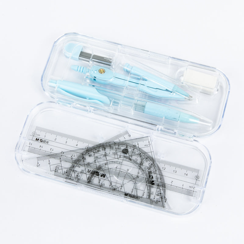 M&G Unicorn Set of Compasses with pencil 8pcs - No:ACSN1341