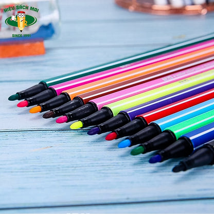 M&G Chenguang Set of 12 washable watercolor pens with motifs - No:FCPN0356