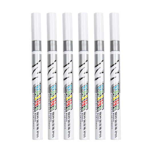 M&G Chenguang thin rod Paint Marker Pen Waterproof Oily - No:AOMY8503 - White - 1pcs