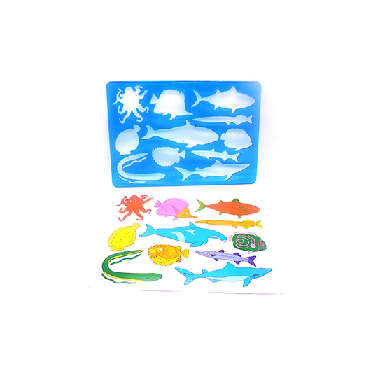 Fish and animals Stamp