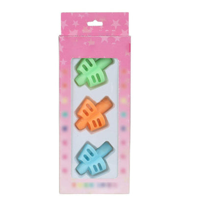 عبوة من 3 مقابض أقلام رصاص على شكل فراشة لتعليم الأطفال الكتابة اليدوية 