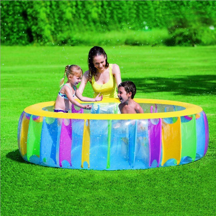 مسبح قابل للنفخ للأطفال، مسبح كرات، قطر 1.83 متر × ارتفاع 61 سم - رقم: 51038 
