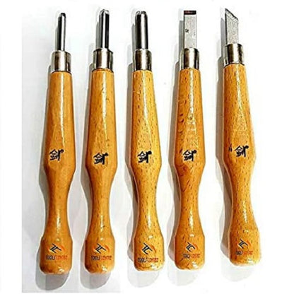 أدوات مركزية للنقش والحفر، سكين قطع الخشب - 8 قطع - رقم: YDL208