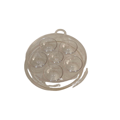 باليت ظلال العيون الشفافة ذات الدوائر الصغيرة، 6 ألوان للعيون