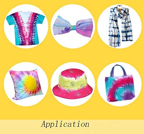 مجموعة صبغ وتلوين الأقمشة بخطوة واحدة، 8 ألوان، مناسبة لملابس الأطفال والكبار والقمصان والحقائب - MY283 