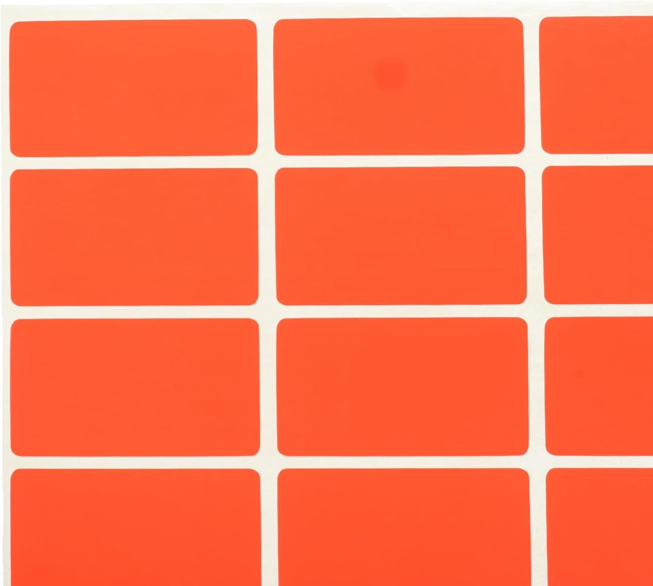 ملصق لاصق متوسط ​​القوة من المنار، 25 × 45 مم - أحمر فلورسنت