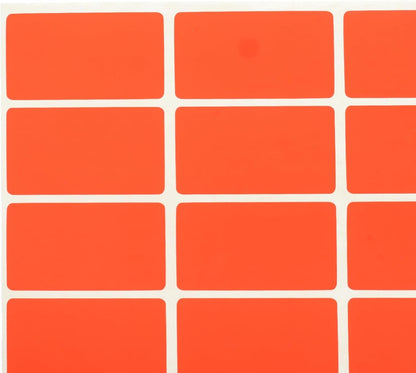 ملصق لاصق متوسط ​​القوة من المنار، 25 × 45 مم - أحمر فلورسنت