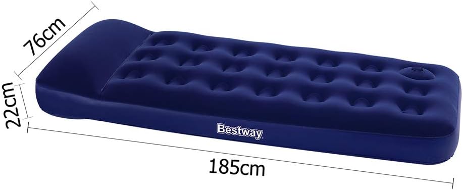 Bestway Pavillo Airbed Jr.Twin Built-in Foot Pump 1.85m x 76cm x 28cm Aeroluxe - No:67223