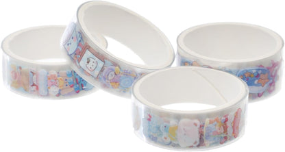 Set Of 4 Pieces Of Washi Tape With Bow Design