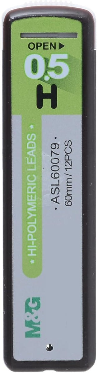 M&G Mechanical Pencil Leads, H 0.5Mm - NO: Asl 60079
