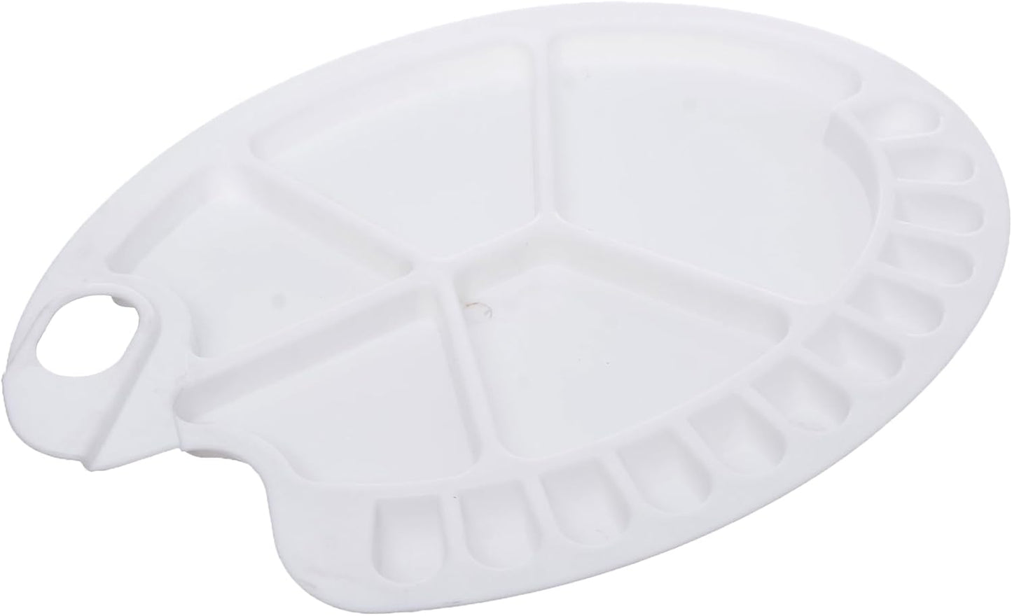 لوحة بلاستيكية بيضاوية كبيرة