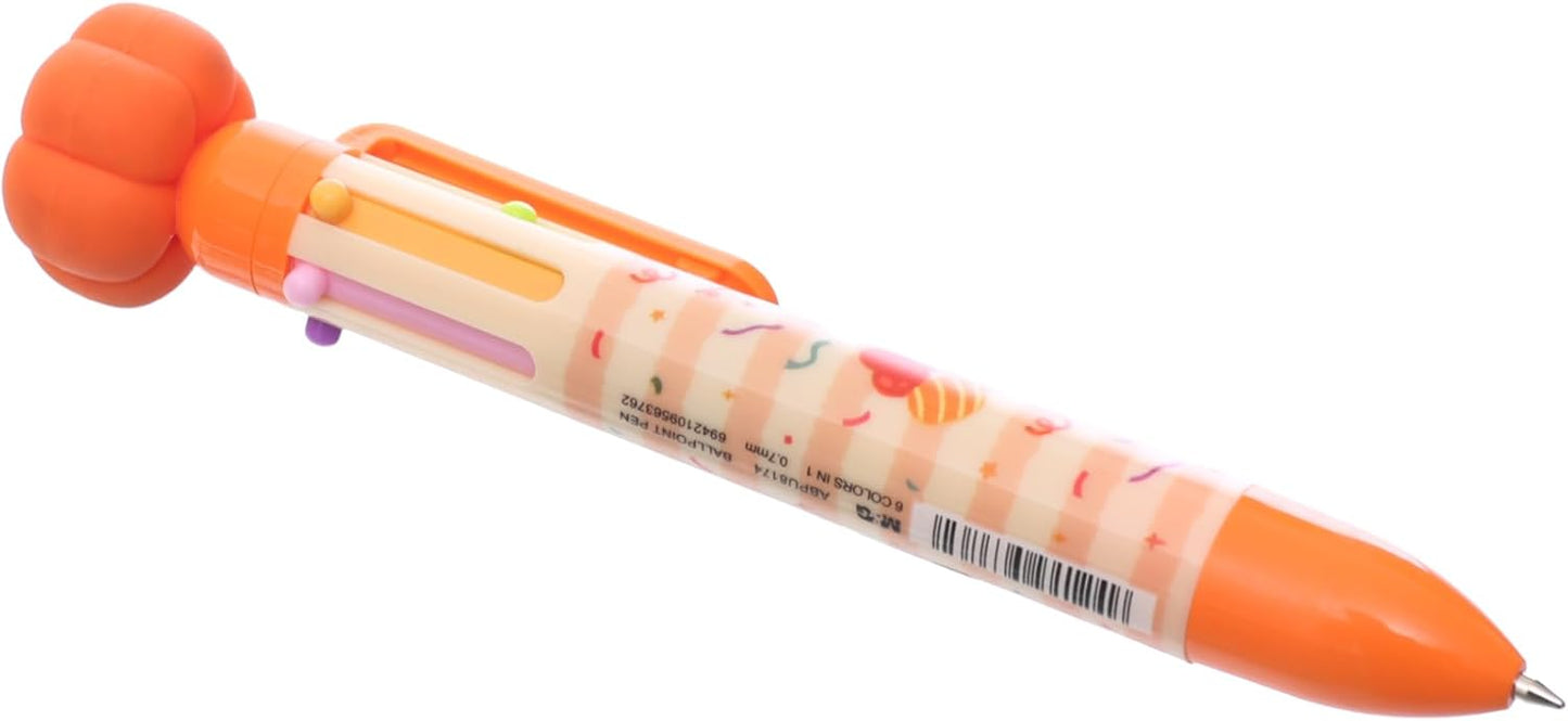 M&G Chenguang Dry Pen, Fine-Tip Vibrant Multi-Color Pens - 6 Colors - No: ABPU8174