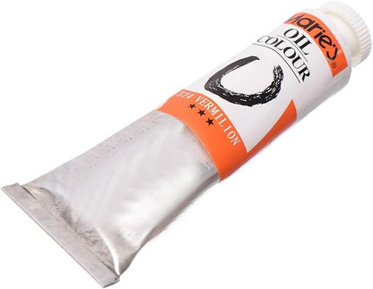 أنبوب زيت موري، 50 مل، رقم 324، فيرميليون، مصنوع من مواد عالية الجودة