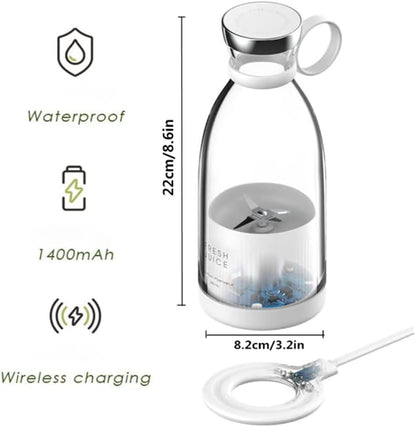 Mini usb rechargeable, Portable Travel Blender for Smoothies, 380ml - No:A579