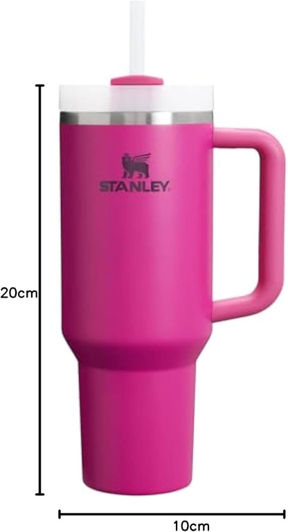 Mega 1.2L Insulated Travel Mug with Handle & Straw