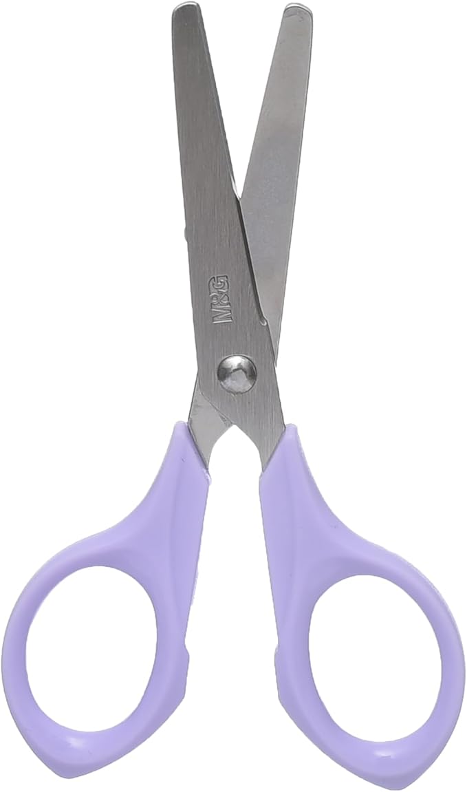 M&G Chenguang Kids Scissors, Safe Ergonomic Design, Rounded Tips for Young Hands - No:ASS913X0