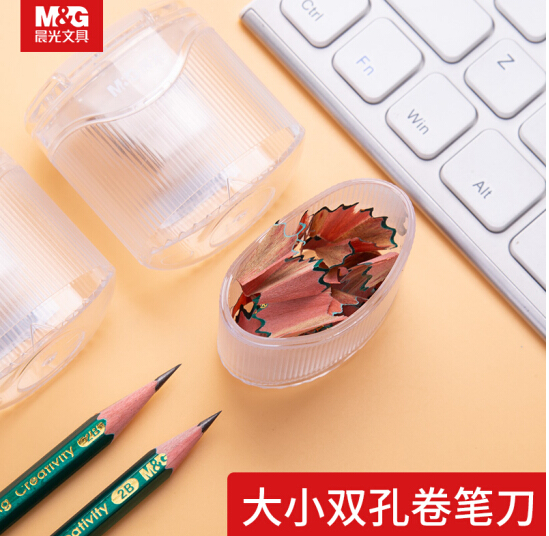 M&G  Chenguang Miffy Round Pencil Sharpener 2 hole with Cover - No:APSN1248