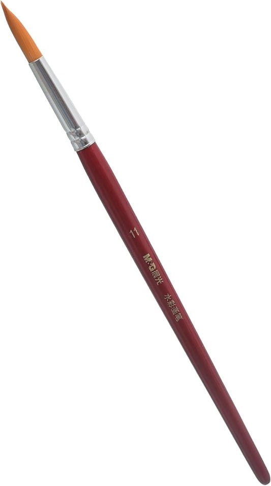 M&G Chenguang Watercolor Round Brush, Fine Art Painting, Synthetic Bristles, Size: 11 - No:ABH97886L