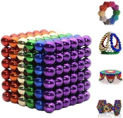 216-Piece Magnetic Building Balls Set – Colorful Magnetic Balls for Creative Construction & Fidget Play - No: M500