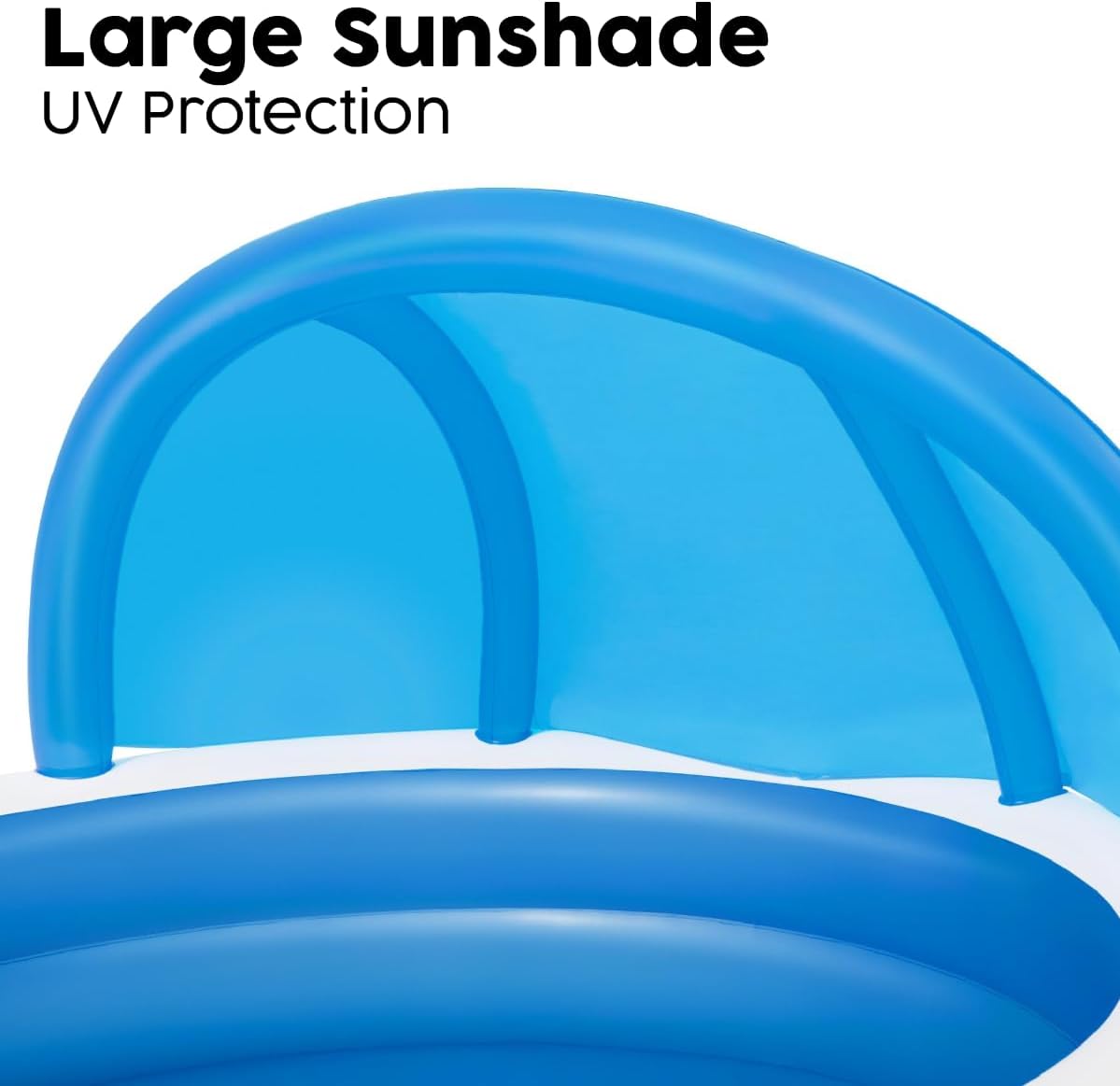 Bestway Inflatable Swimming Pool With Sunshade 241 x 140 cm - No: 54337
