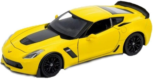 Welly Nex Die-Cast Metal Model Car - 1:24-2017 Chevrolet Corvette Z06 - No:24085W