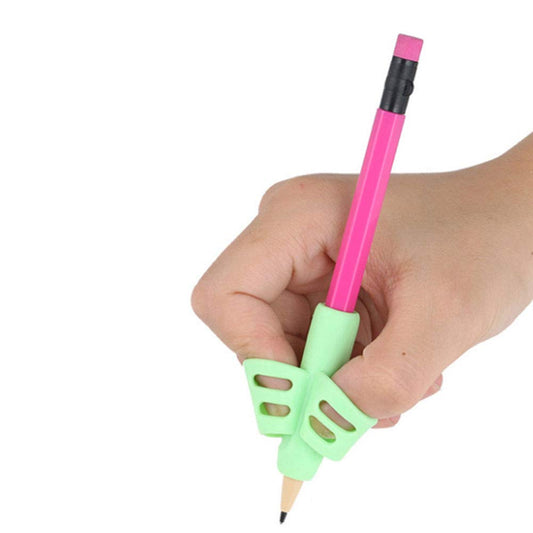 عبوة من 3 مقابض أقلام رصاص على شكل فراشة لتعليم الأطفال الكتابة اليدوية 