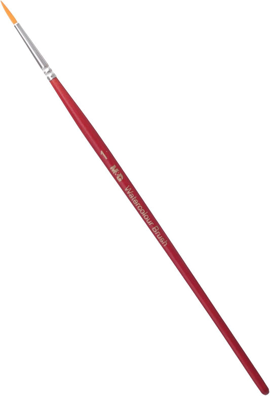 M&G Chenguang Watercolor Round Brush, Precise Art Painting, Synthetic Bristles, Size: 1  - No:  ABH978D2ِ