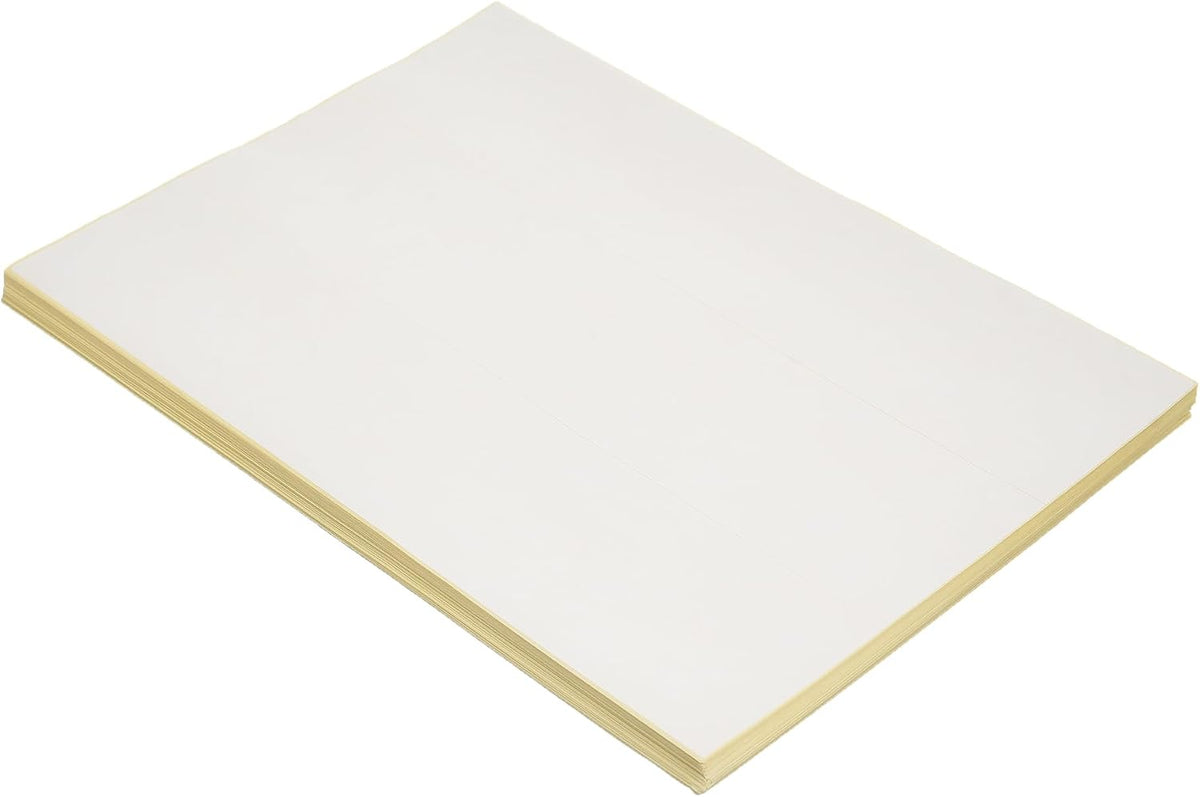Yassin Professional Medium Adhesive Label Sticker, 29.7x70 mm With Premium Material - Size: A4 - 30 Labels in Sheet - 100 sheets - No: 0724