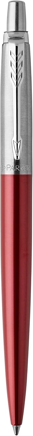 Parker Jotter Ballpoint Pen Gift Set – Premium Red Ballpoint Pen with Luxury Presentation Box - CT - Red
