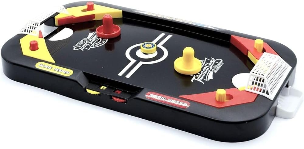 Tabletop Air Hockey Game, 3 Years and Up, Maze Board, Plastic, Classic, Unisex