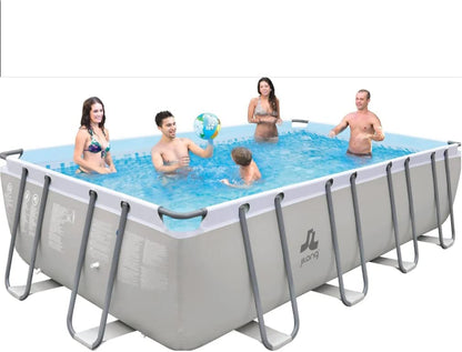 Jilong  Avenli Rectangular Pool Size : 5.49m*3.05m*1.22m 1000Gal Filter Pump, Ladder, Ground cloth and Cover - No:17728EU