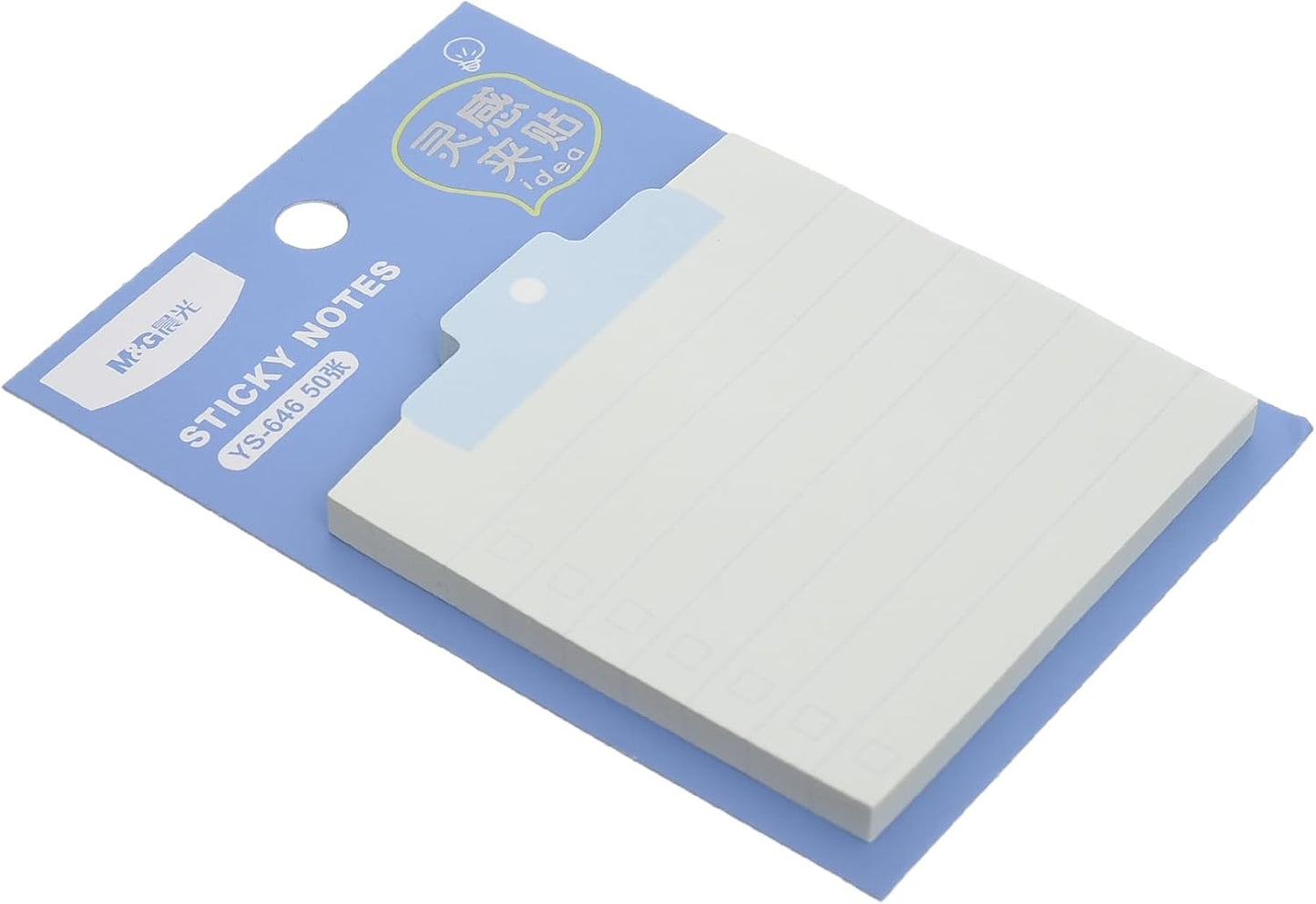 ملاحظات لاصقة منظمة من إم آند جي تشنغوانغ، 70×76 مم، 50 ورقة للتذكيرات - قطعة واحدة - رقم: YS-656
