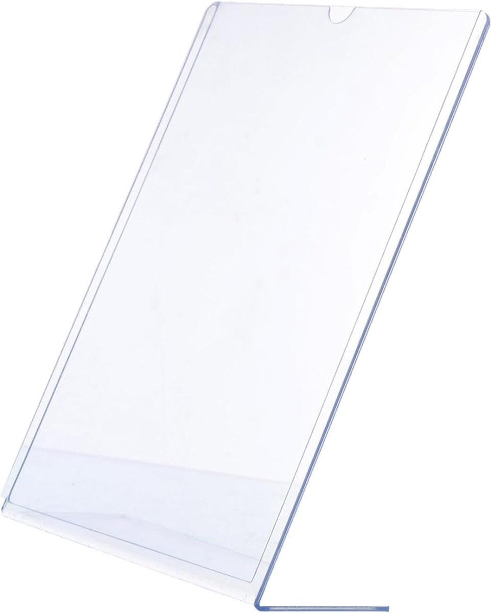 M32 Pvc L-Shaped Card Stand, 207 M, A4 Portrait Size