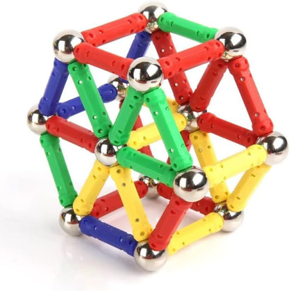 JIAJIA Magnetic Building Blocks Set – 112 Pieces, Magnetic Construction STEM Toy for Kids