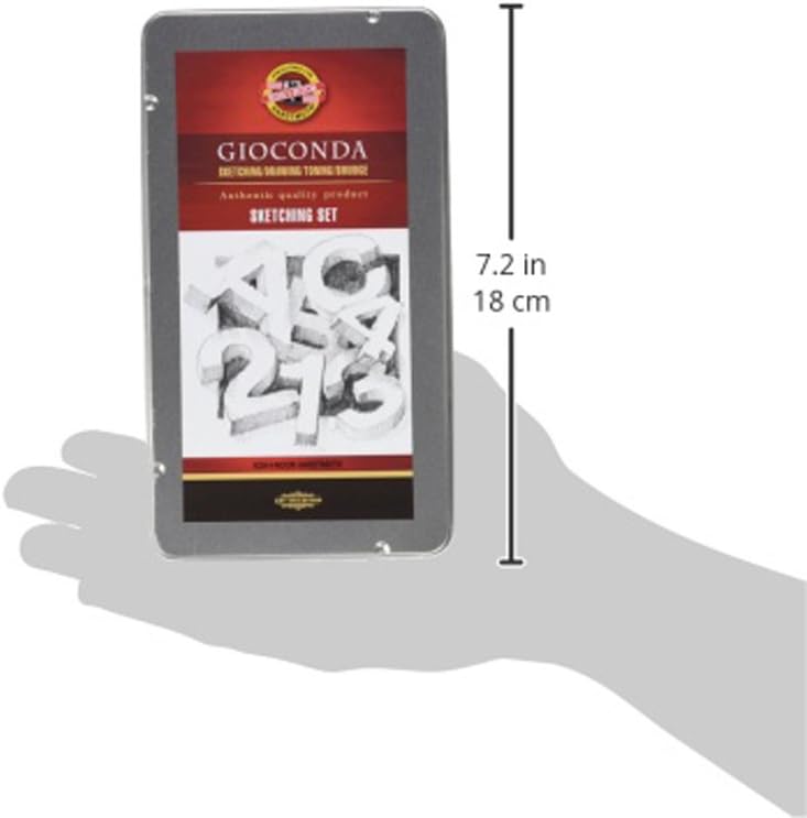 Koh-i-Noor:Set of 8 Professional Sketching Tin - No:8892008001PL