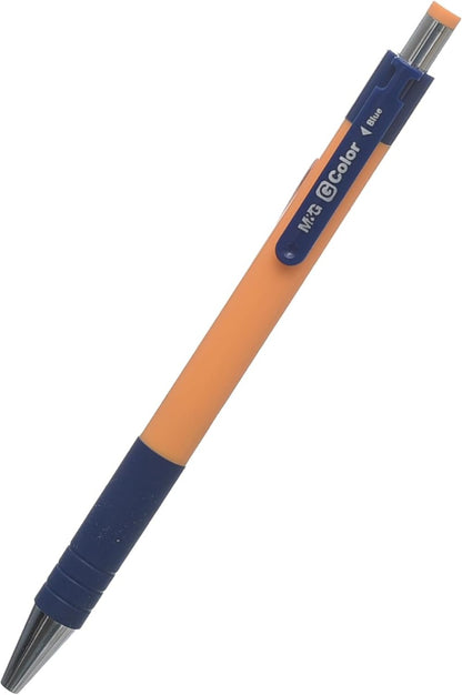 قلم حبر جاف من إم آند جي تشنغوانغ، كتابة متناسقة وأنيقة، سن متوسط ​​0.7 مم، أزرق 