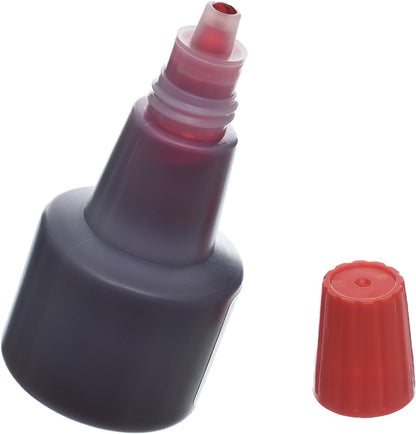 عبوة حبر وسادة ختم M&amp;G Chenguang، حبر أحمر لختم مكتب جريء ونابض بالحياة - رقم: AYZ975M61