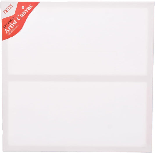 قماش فني من كي-ماكس 60 × 60، مناسب للألوان الأكريليكية والزيتية، رقم: 380 غرام