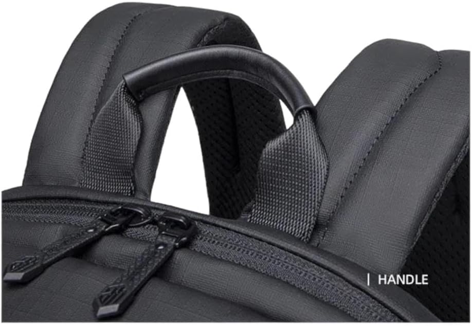 حقيبة ظهر مقاومة للماء من Arctic Hunter، مناسبة لأجهزة الكمبيوتر المحمولة مقاس 15.6 بوصة - رمادي - رقم المنتج: B00536