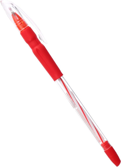 M&G Chenguang 0.5m Red Semi-Gel Pen- Ergonomic Grip No:ABP629R4