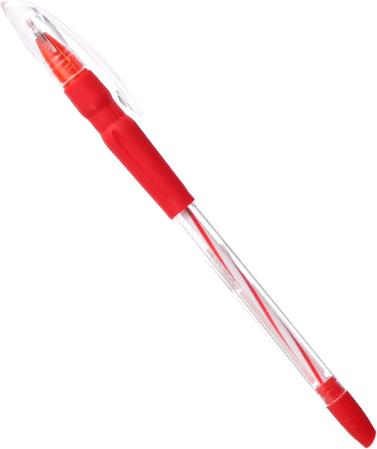 M&G Chenguang 0.5m Red Semi-Gel Pen- Ergonomic Grip No:ABP629R4
